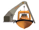 Bossoir pour canot de secours pour navires NRDS 3500 H NoreqFender