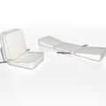 coussin pour bain de soleil / NEMO FARI WHITE