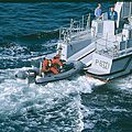 bateau pneumatique professionnel / hors-bord / à console jockey / semi-rigide - 4.90 VCSM