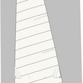 grand-voile de croisière / coupe horizontale - ONE FORCE BATTEN