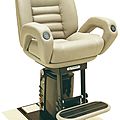 siège pour bateau / pilote / avec accoudoir / ajustable - P 219 PRESIDENT PLUS