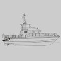 vedette bateau de surveillance - RPB 20