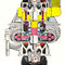 moteur diesel semi-rapide auxiliaire pour navires (2 temps, pistons opposés, avec turbo) 38 8 1/8 : 1506 -> 3165 KWE Fairbanks Morse