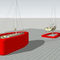 Mur gonflable pour lavage de car�ne de bateaux  Yachtgarage S.r.l.