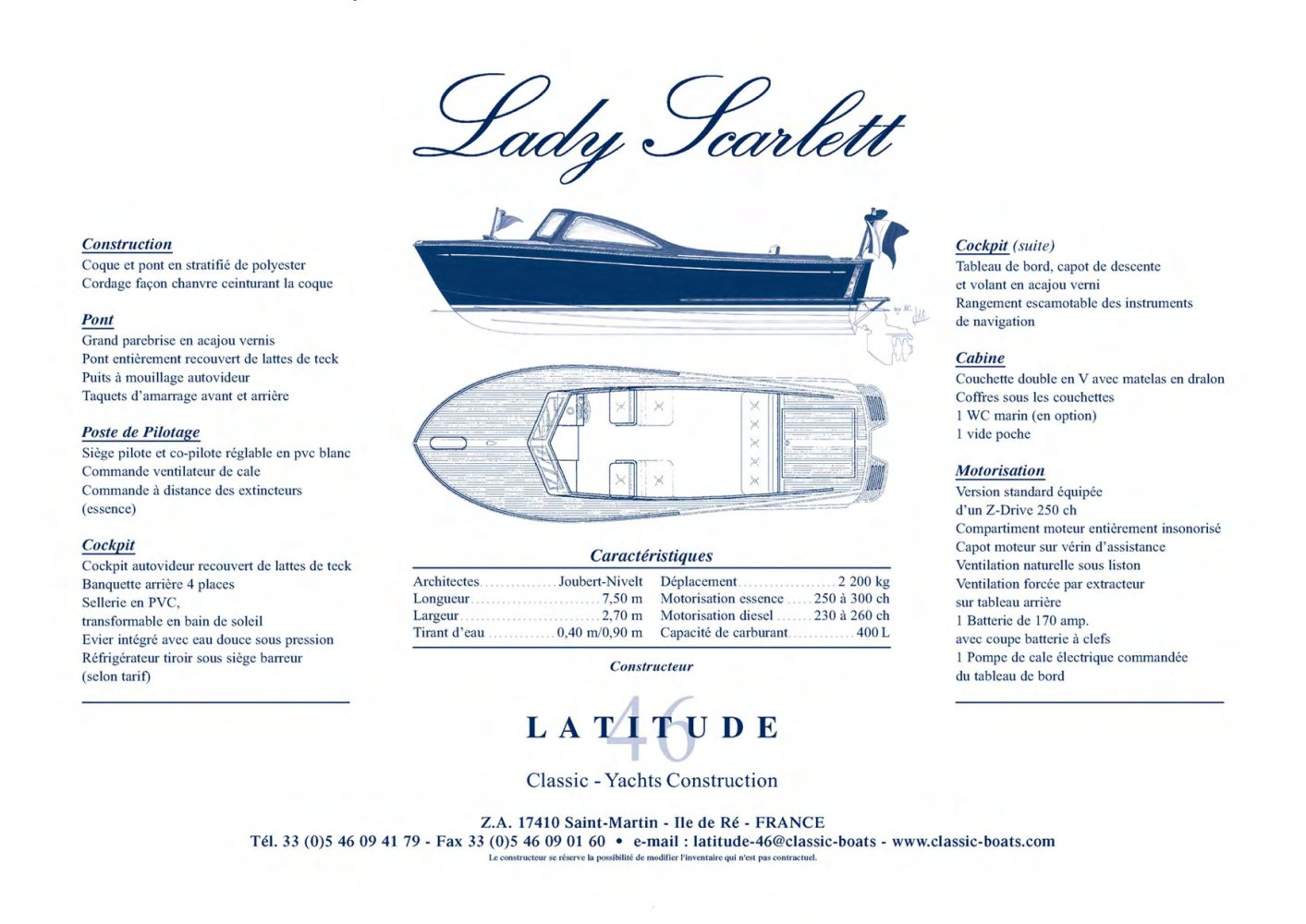 LADY SCARLETT - Latitude 46