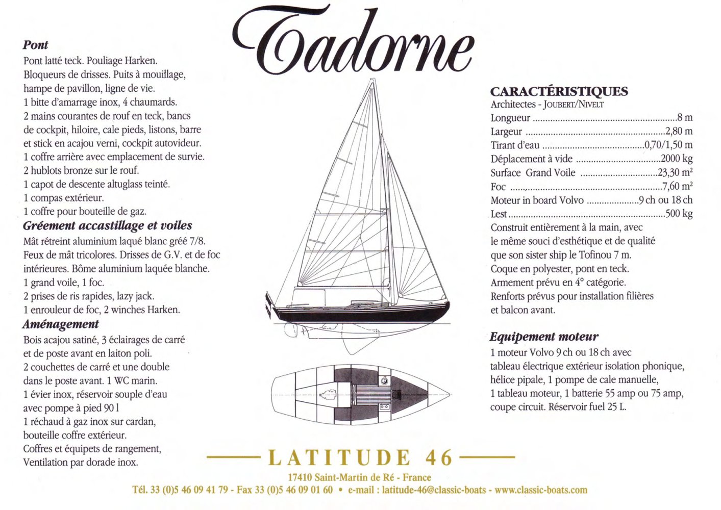TADORNE - Latitude 46
