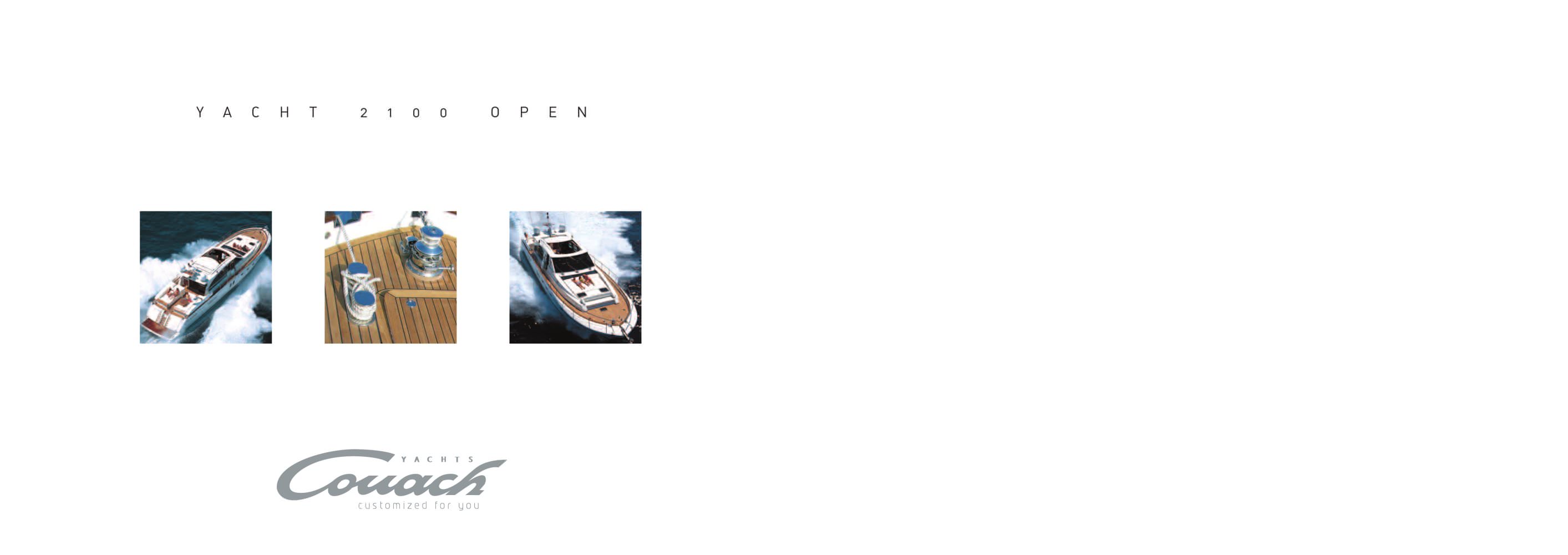 2100 OPEN - Yachts Couach