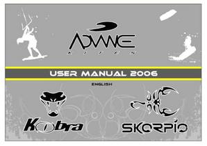 User manual 2006 Kobra - Skorpio