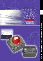 Circuit breaker panels and instruments