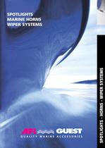 Spotlights, horns and wiper systems