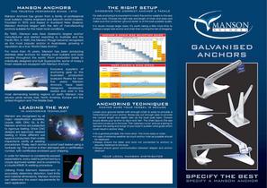 Manson Galvanised Anchor Catalogue
