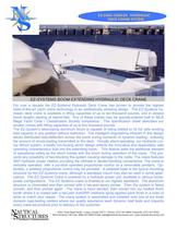 EZ-2500�5000-EX HYDRAULIC DECK CRANE