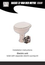 Electric unit toilet