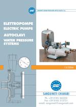 ELECTRIC PUMPS, WATER PRESSURE SYSTEMS