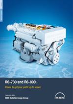 Yacht R6-730/800 LD engine 