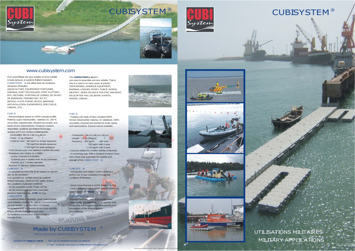 Utilisations Militaires - Cubisystem