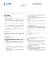 Hatteras light specifications