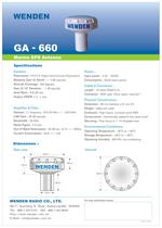 Marine GPS antennas
