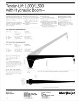 Specification Tender-Lift 1,000/1,500 with Hydraulic Rotation