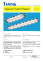   	indoor ceiling-mounted luminaire for ships (cold room) OF4164
