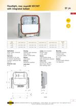 deck floodlight for ships 250-499 W (with incorporated ballast)