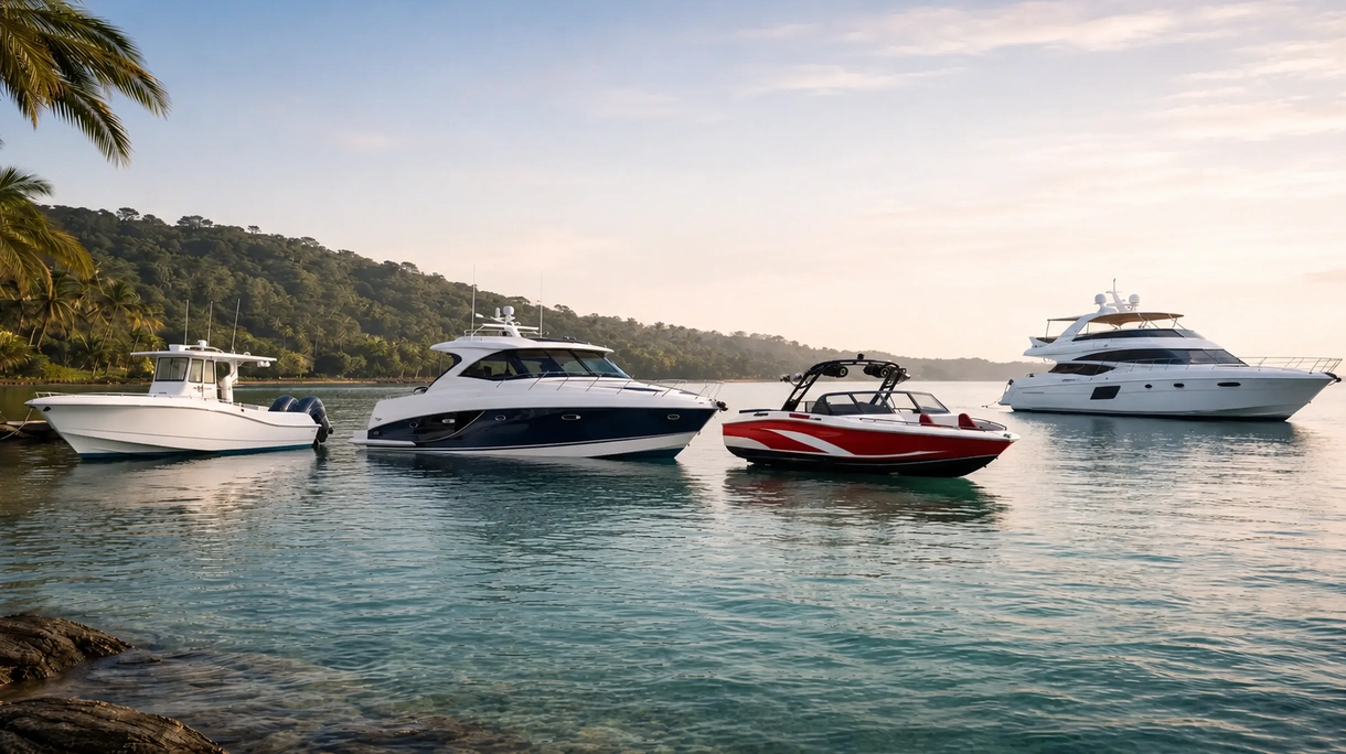 Équipage professionnel opérant un bateau à moteur en aluminium à haute vitesse lors d'une mission de patrouille côtière dans des conditions difficiles en mer du Nord.