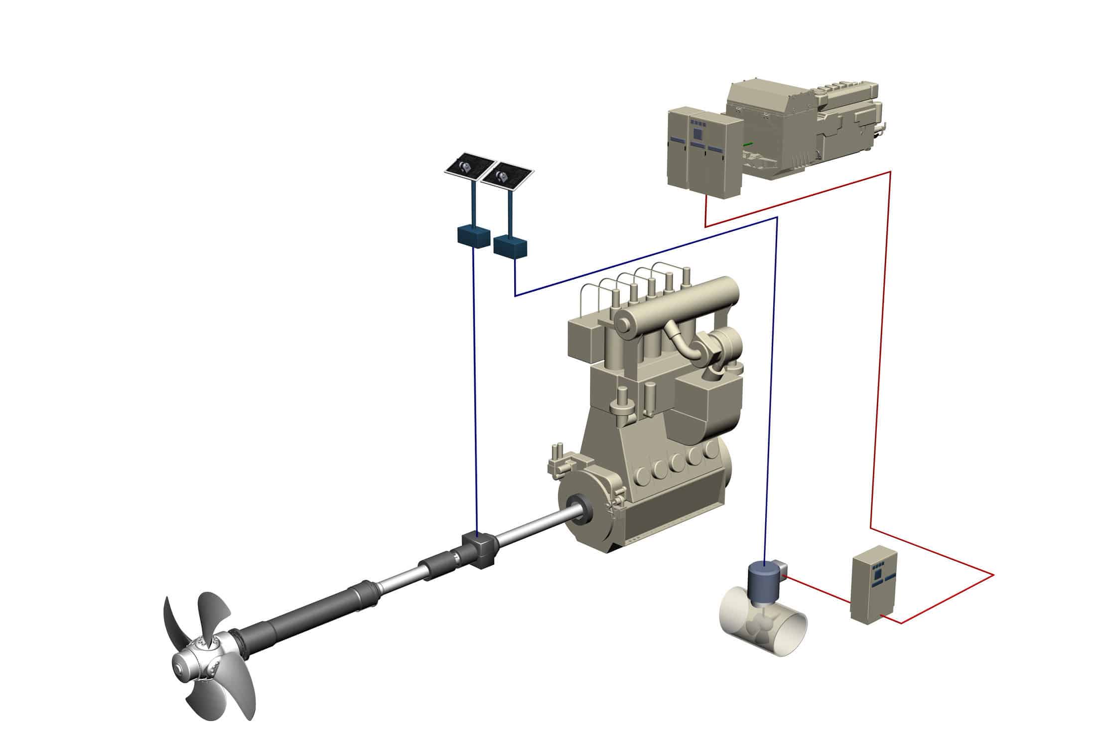 Système de propulsion pour navire DIRECT DRIVEN Brunvoll hélice à