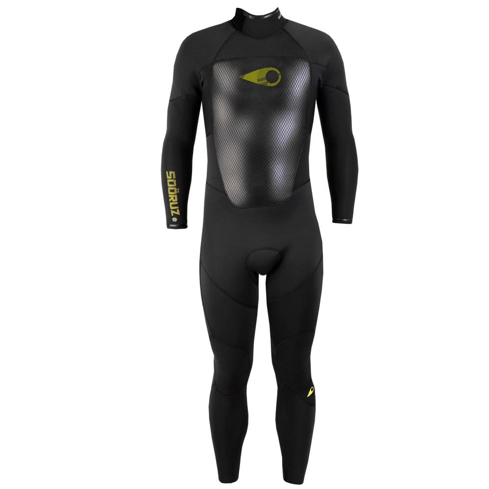 Combinaison néoprène 3/2mm cousu/collée voile homme Dinghy 500 noir