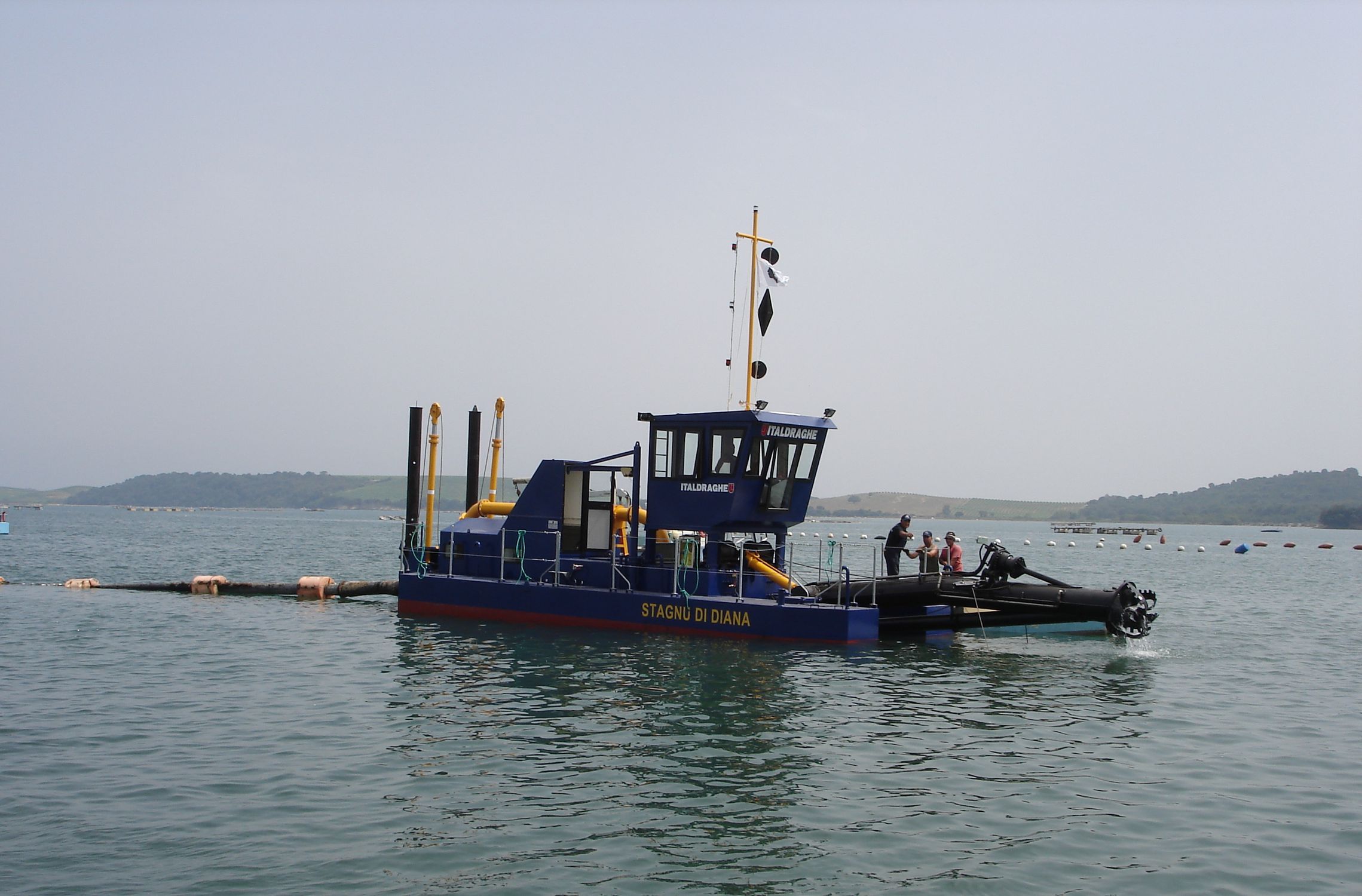 Drague suceuse à désagrégateur - SGT 200 - Italdraghe - bateau de travail /  barge de travail / bateau de service pour parc éolien