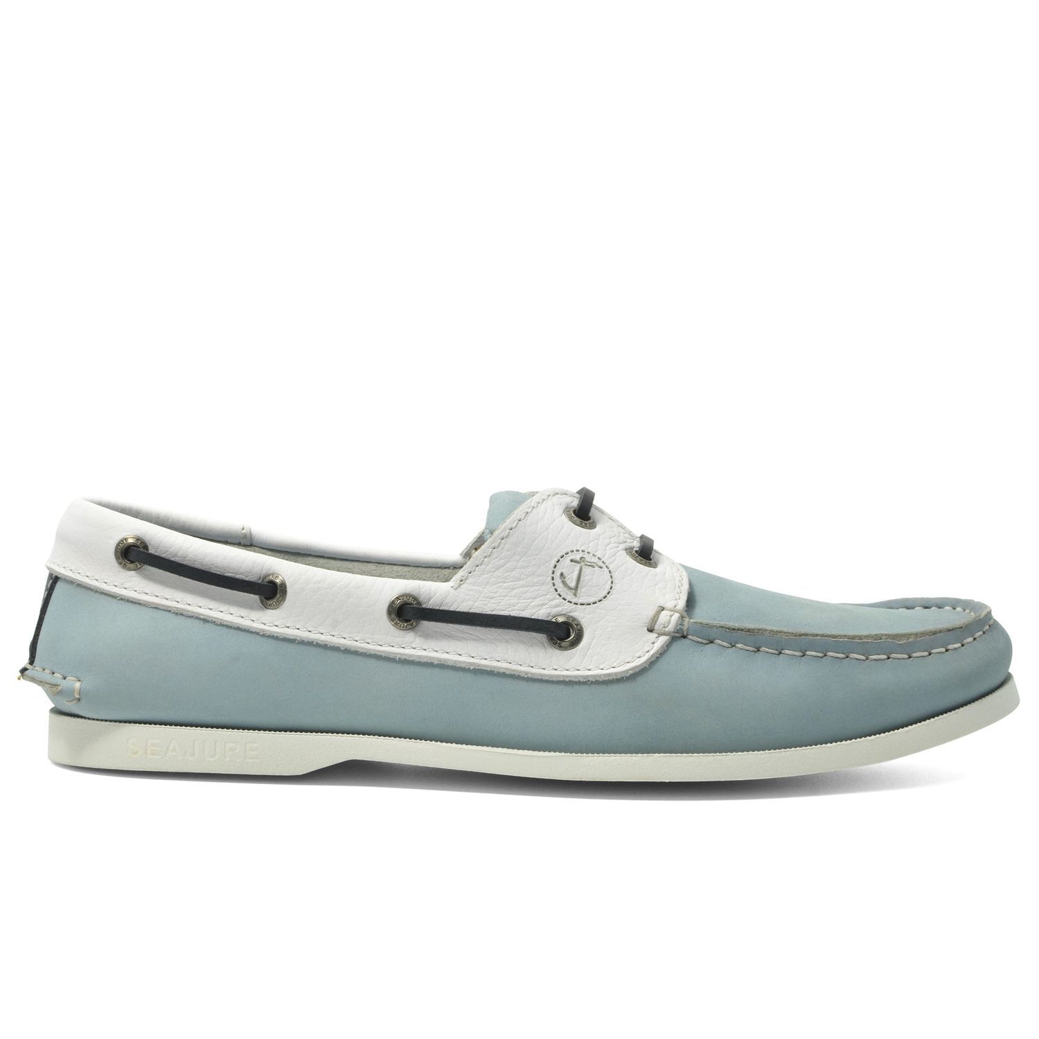 Seajure Chaussures Bateau Homme Maho Cuir Nubuck Jaune - Confort Premium Fabriquées Au Portugal