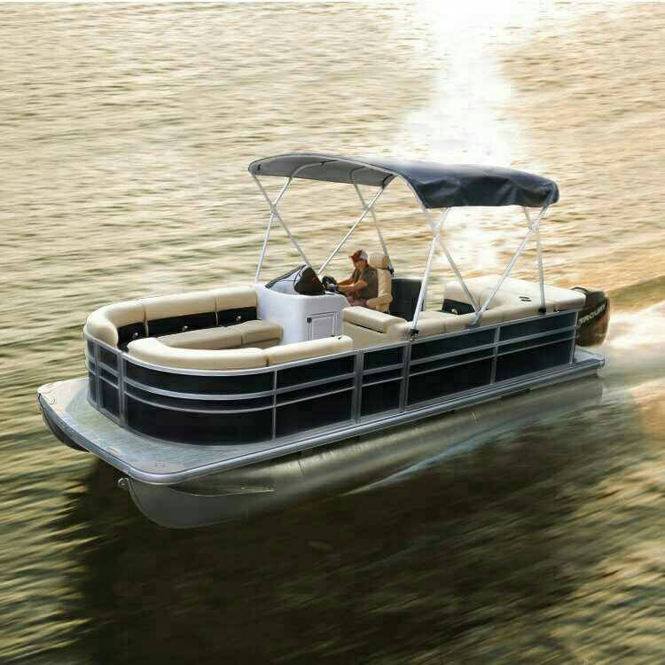 Bateau ponton horsbord series19ft Kinocean® Boat électrique