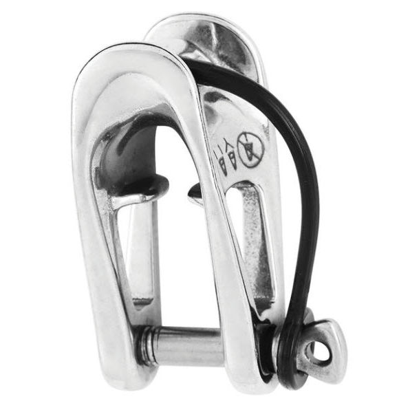 Poulie Simple Wichard Avec Manille Et Ringot - Réa 80mm - Pour Cordage 12/14mm - Inox 316L Et Aluminium - 4