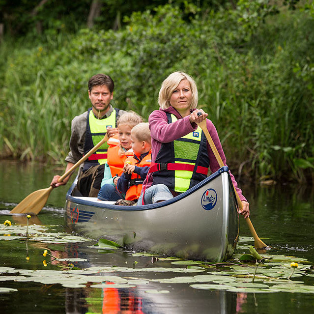 Canoë canadien INKAS 525 Linder 3 places