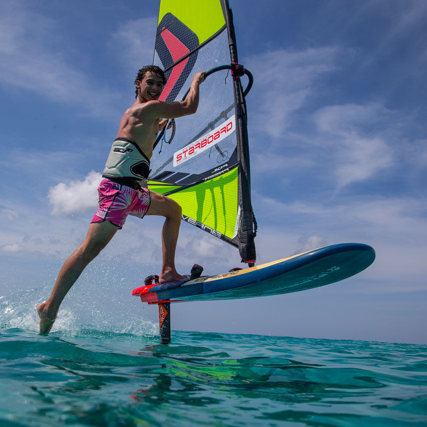 Voile de planche d'initiation - Aim - Simmer - 4 lattes
