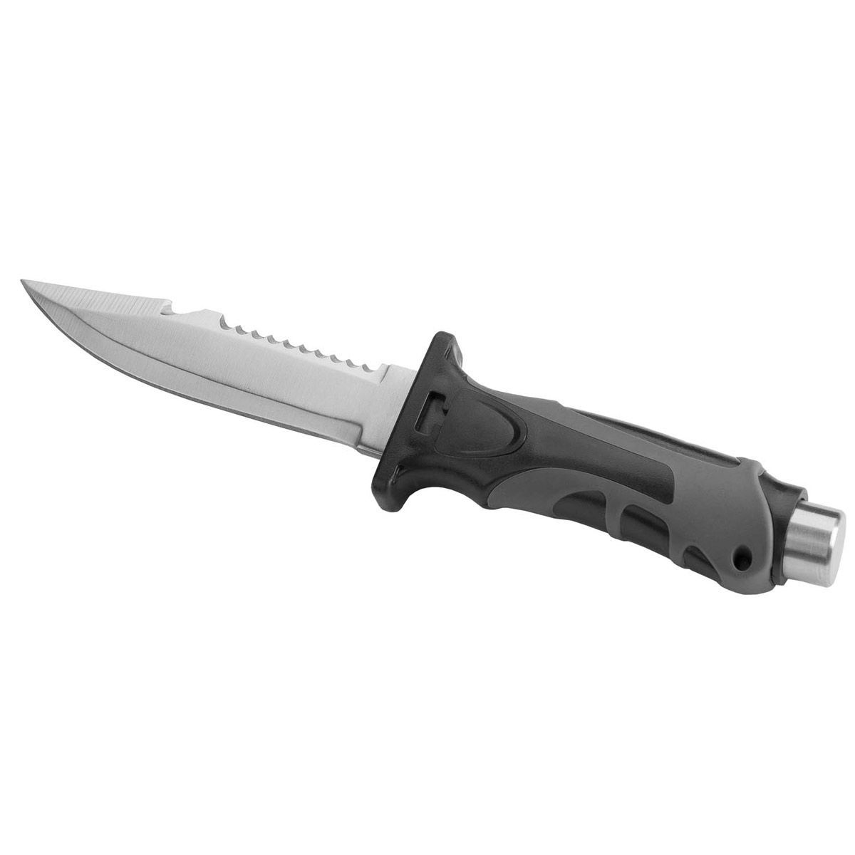 Cutter De Plongée Sous-marine - Lame Acier Inox 420J2 - Poignée Nylon/fibre De Verre - Avec 2 Lames De Rechange - Étui Inclus - Bleu