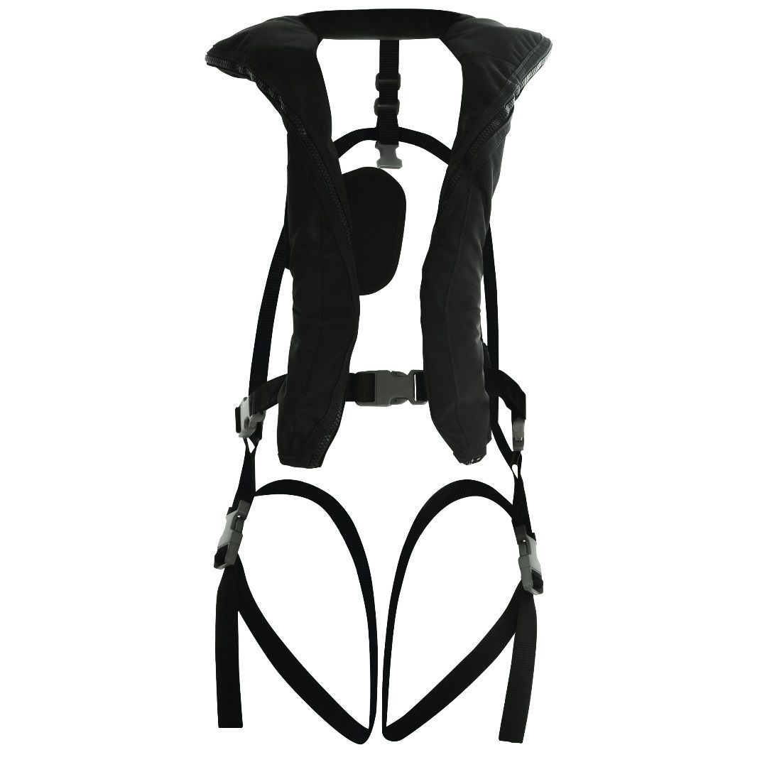 Zickdom Gilet Sauvetage Gonflable Auto 150N – Lot De 3, CO2, Bandes Réfléchissantes, Charge 150 Kg, A-2