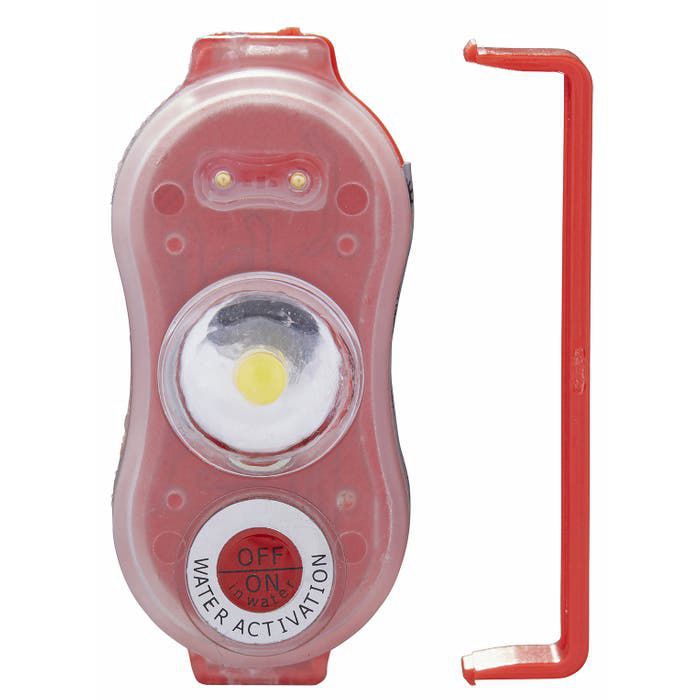 Lampe De Gilet De Sauvetage LED Stroboscopique - 2 Pièces - Auto-Allumage à L'Eau - Visible à 1 Mile