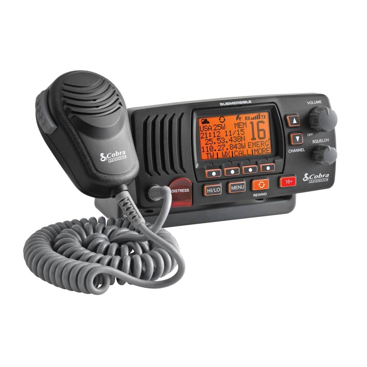 Radio Pour Bateau Mrf B Cobra Fixe Vhf Ipx