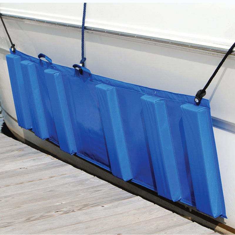 Pare-battage Pour Bateau PVC - Lot De 4 Avec Lignes - 50x14 Cm - Pour Bateaux De 3 à 6 Mètres