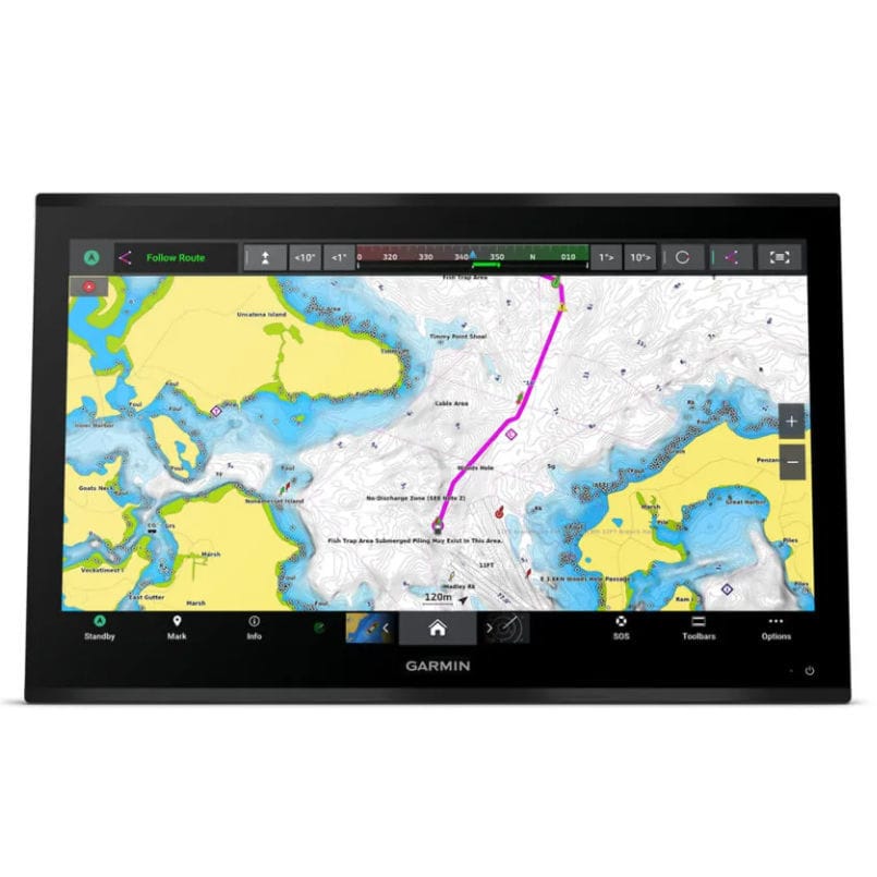 Traceur GPSMAP® 9027 Garmin GPS / pour bateau / 4K