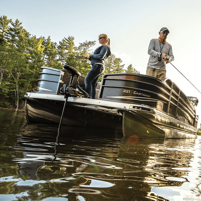 Moteur horsbord Pontoon Foot Control Minn Kota de proue