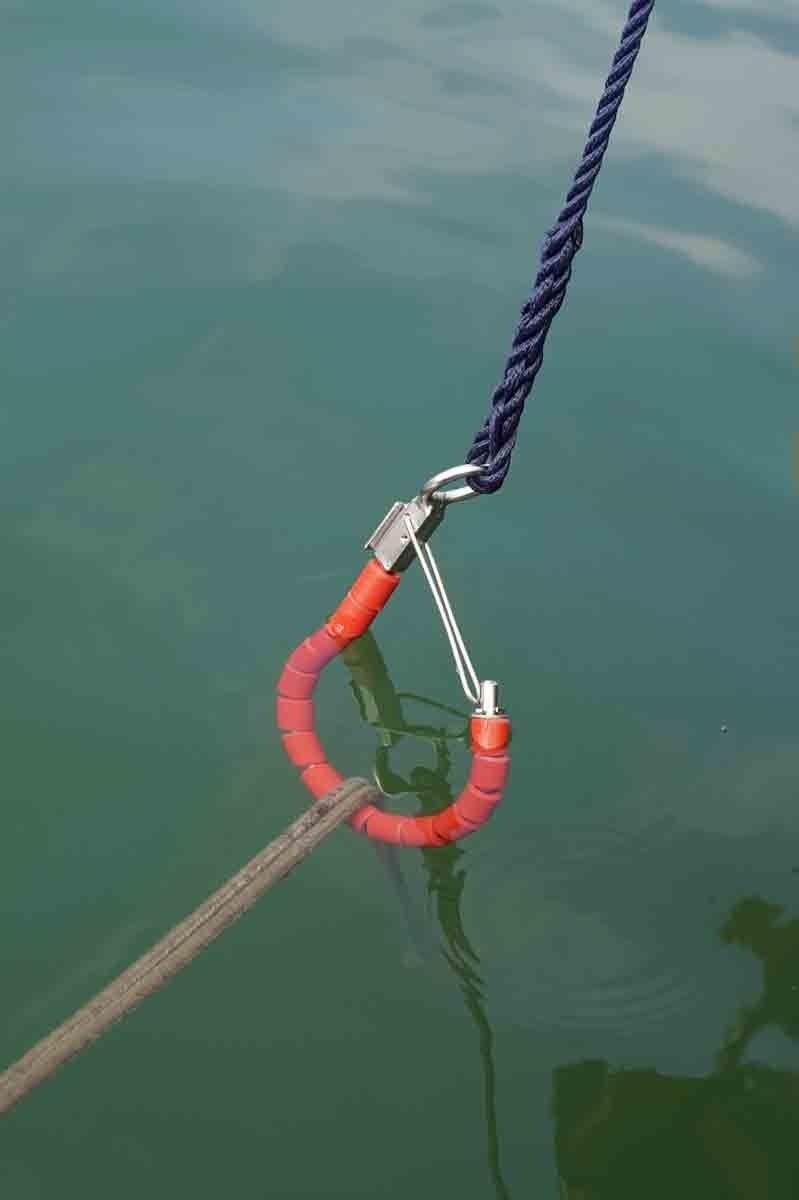 Tefola Attache De Crochet De Bateau, Accessoires D'amarrage De Bateau En Nylon Noir Adaptés Pour L'amarrage De Lancement De Radeau De Kayak De Bateau