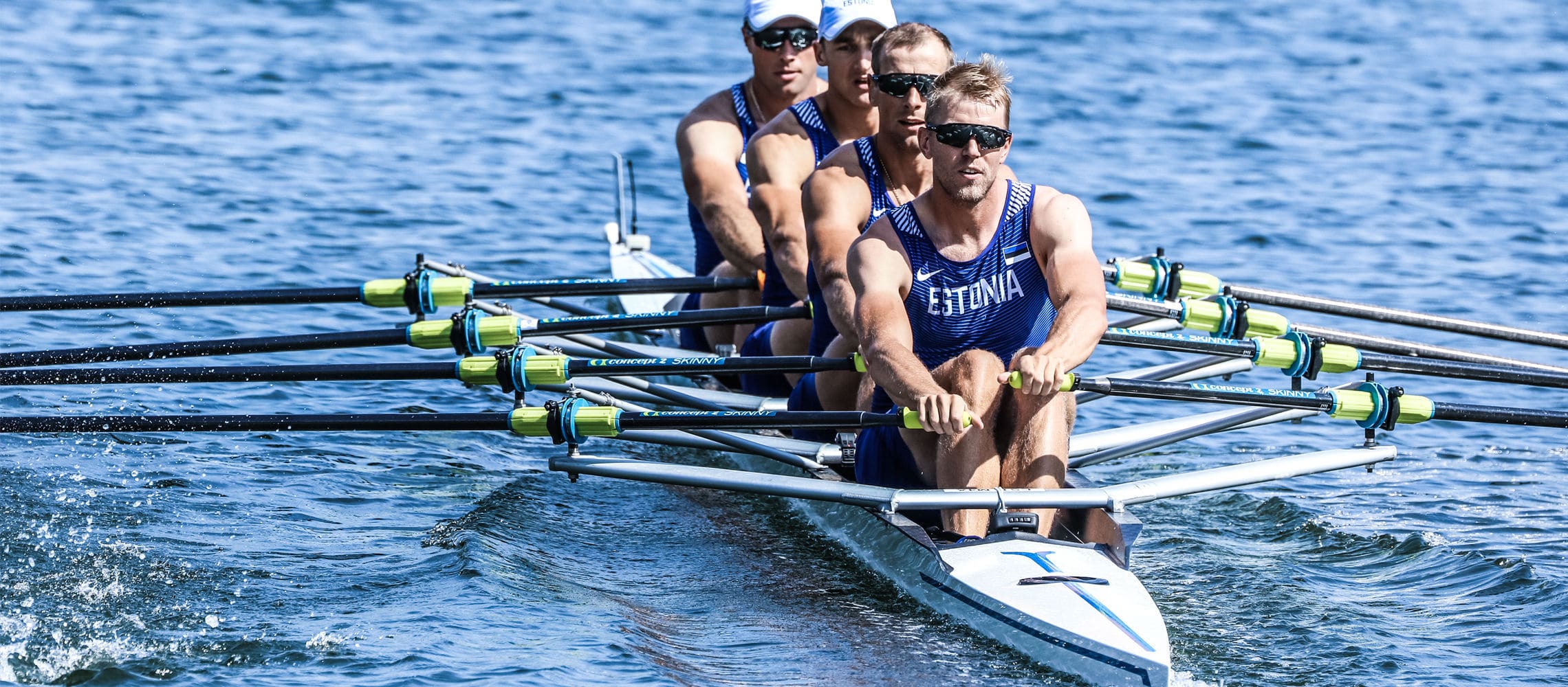 Bateau d'aviron de course F20 Filippi quatre de couple Bateau d'aviron de course F20 Filippi quatre de couple