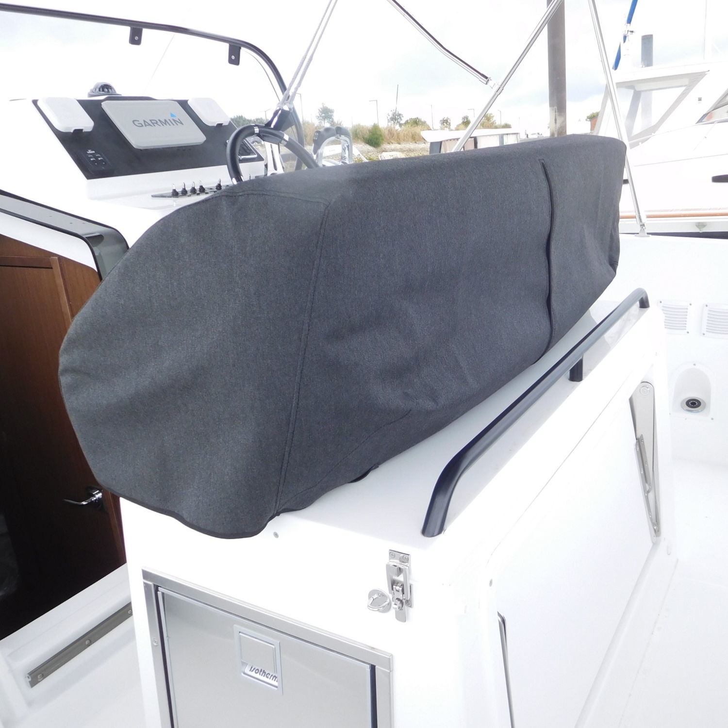 Housse De Siège De Bateau Imperméable 210D – Anti-UV, Taille 65x65x120 Cm, Respirante Et Pliable
