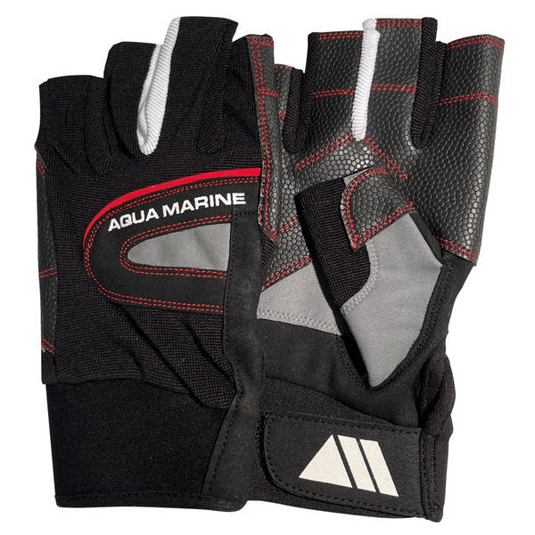 Gants De Voile Gill Pro Short Finger – Hommes, Noir, Paume Enveloppante, Néoprène, Coutures Décalées, Fermeture Poignet Intérieure, Pour Régate