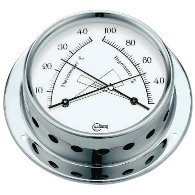 BARIGO Pentable baro-thermo-hygromètre blanc - Baromètre
