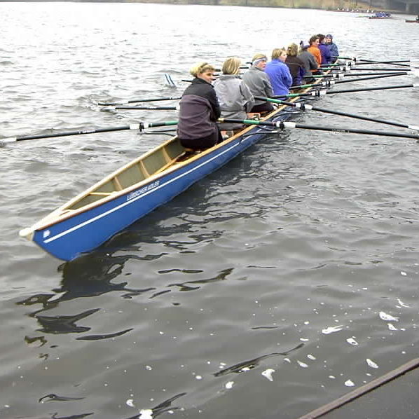 Bateau d'aviron de course C8x+8+ Baumgarten Bootsbau huit de couple