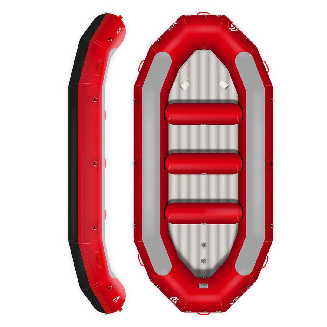 Raft 9 places - RAPTOR 425 ROUGE - AQUADESIGN - d'eau vive