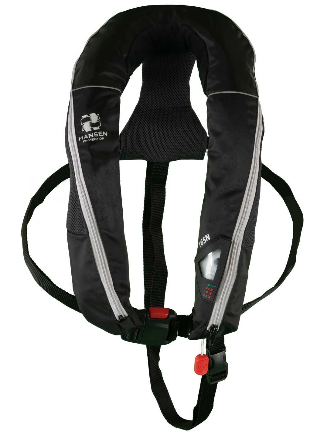 Gilet De Sauvetage Gonflable Automatique 150N – Léger Et Compact Pour Kayak, Bateau, Natation (jusqu’à 150 Kg)