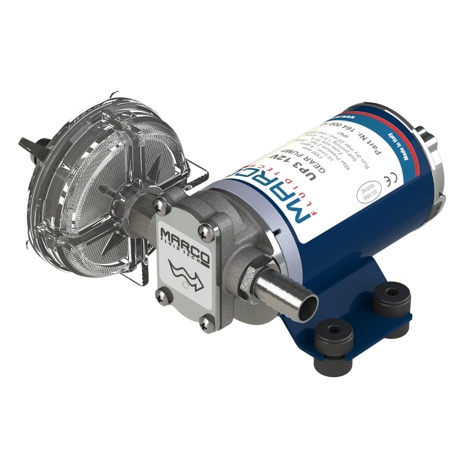 Pompe De Transfert Diesel 12V UP2 - Pompe Électrique 10L/min Bronze Pour Bateau Nautique